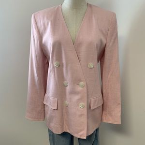 Vintage 90’s JHCollectibles Pale Pink Blazer